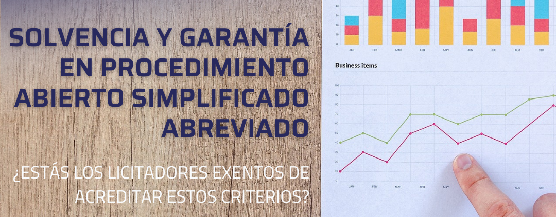 solvencia y garantia procedimiento abierto simplificado