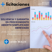 solvencia y garantia procedimiento abierto simplificado